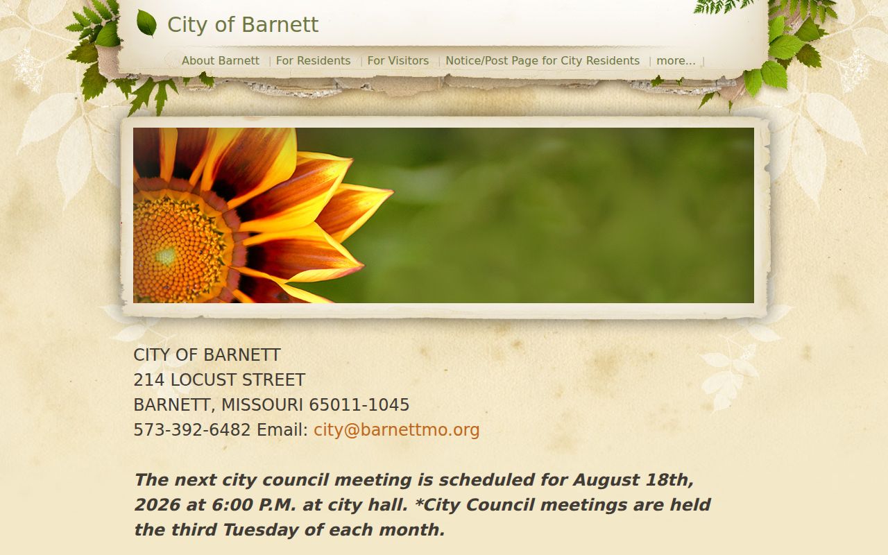 Barnett court docket city hall record routing contact