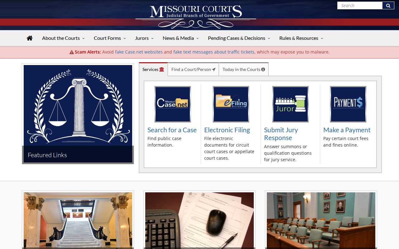 Morgan County court docket access through the official Missouri Judiciary public records navigation